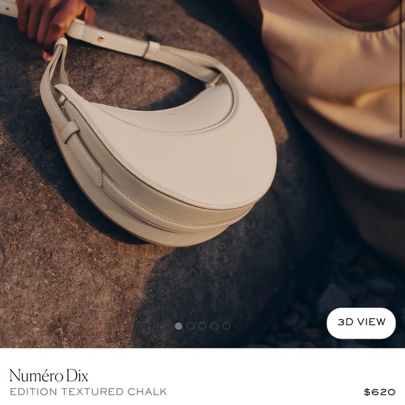 Polene Numéro Dix Edition Textured Chalk Bag - Picture 16 of 16